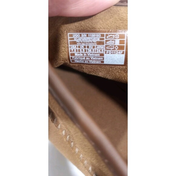 Women's Tan Suede Platform Ankle Boot - Picture 13 of 14